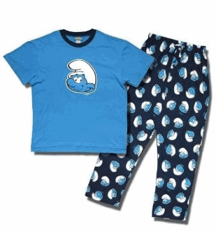 Smurf Pajamas for Adults