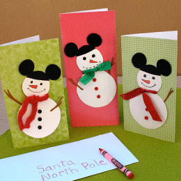 Mickey Mouse Christmas Cards