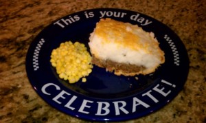 Meat Pie and Corn