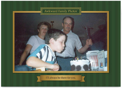 Awkward Family Photo Card Grandpa