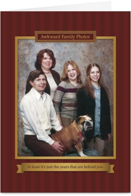 Awkward Family Photo Card Dog