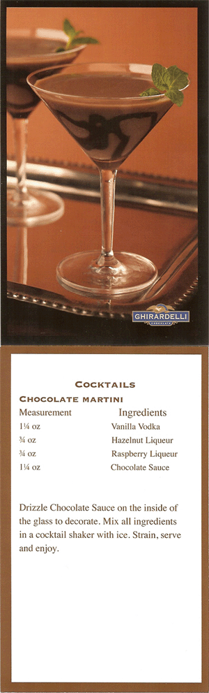 Ghirardelli Chocolate Martini