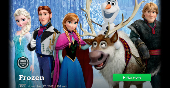 Add Frozen to your Disney Movies Anywhere Account