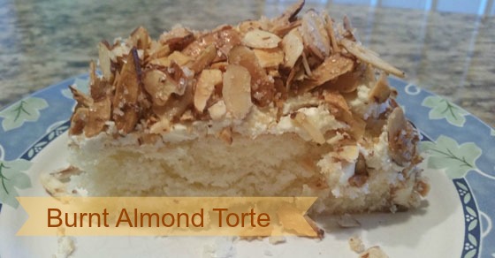 Burnt Almond Torte for Prantl's Bakery