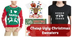 Finding Cheap Ugly Christmas Sweaters