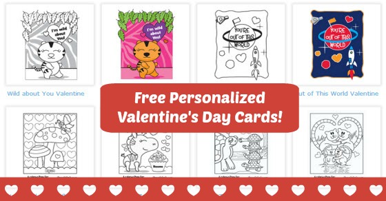 Free Personalized Valentine's Day Cards