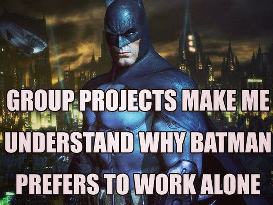 Batman and group projects